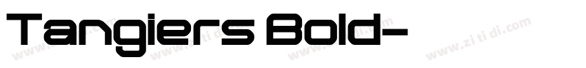 Tangiers Bold字体转换